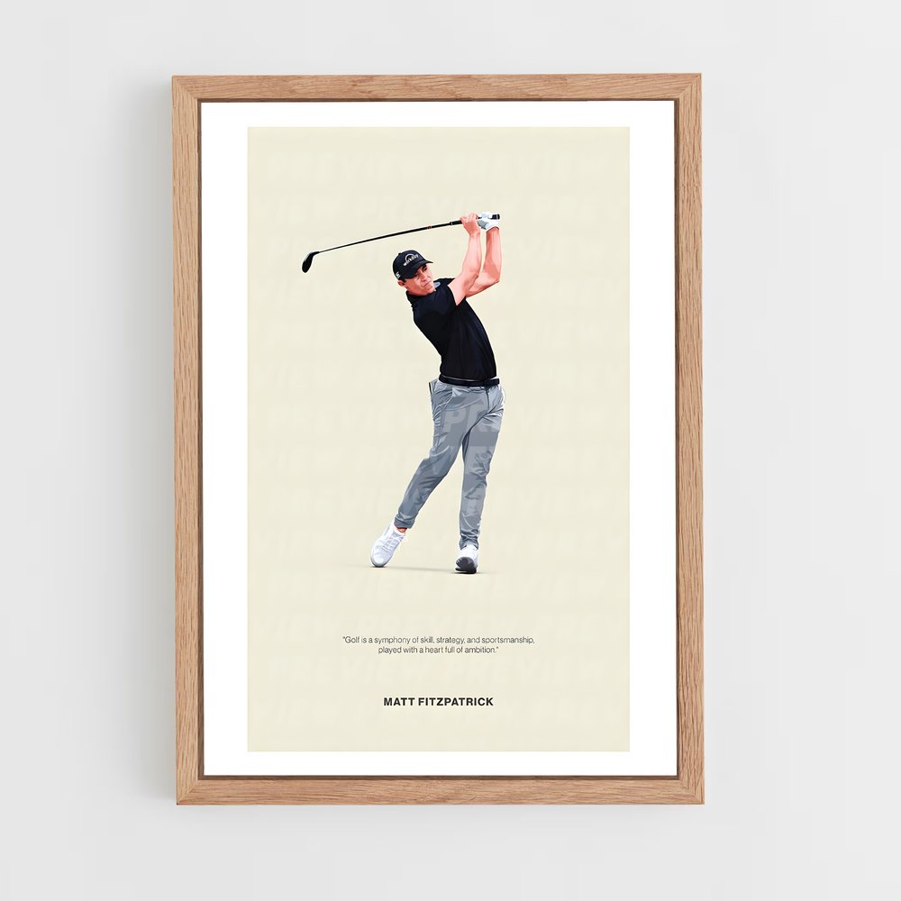 Poster Swing Éthique – affiche Golf (vue 4)
